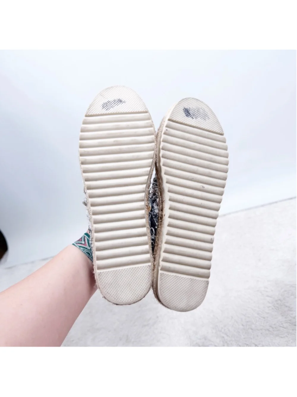 Patrizia Spring Step Agleam Sequin Embroidered Espadrilles Shoes Size 36 US 5.5